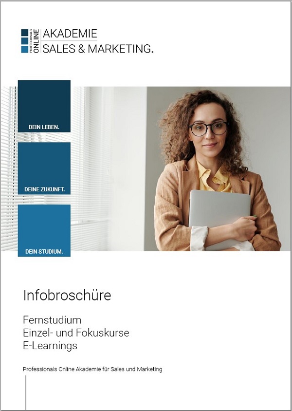 Fernkurse Infobroschüre Fernstudum, Weiterbildung, Fortbildung Online-Marketing