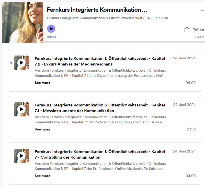 Kommunikation und PR Management, Kommunikationsmanager, PR Manager Weiterbildung