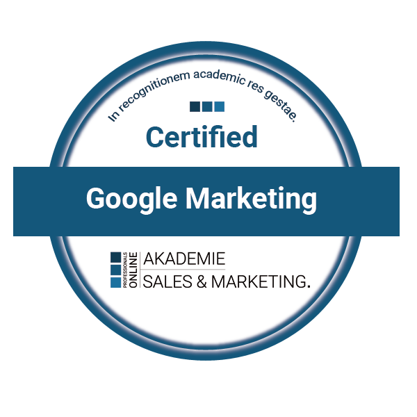 Lernabzeichen Google Marketing Weiterbildung